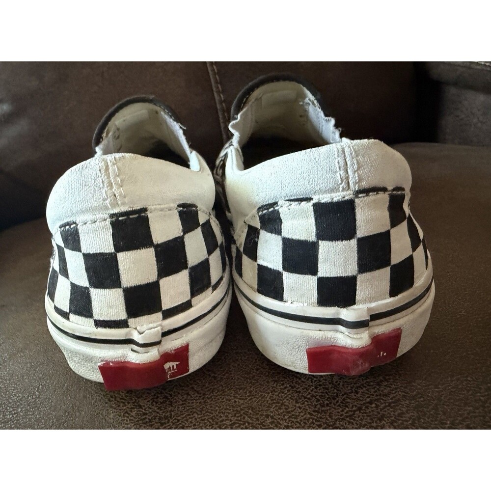Vans Checkered Hand painted Butterfly Monarch Sneakers Women Slip On Shoe 9.5m - Picture 12 of 15